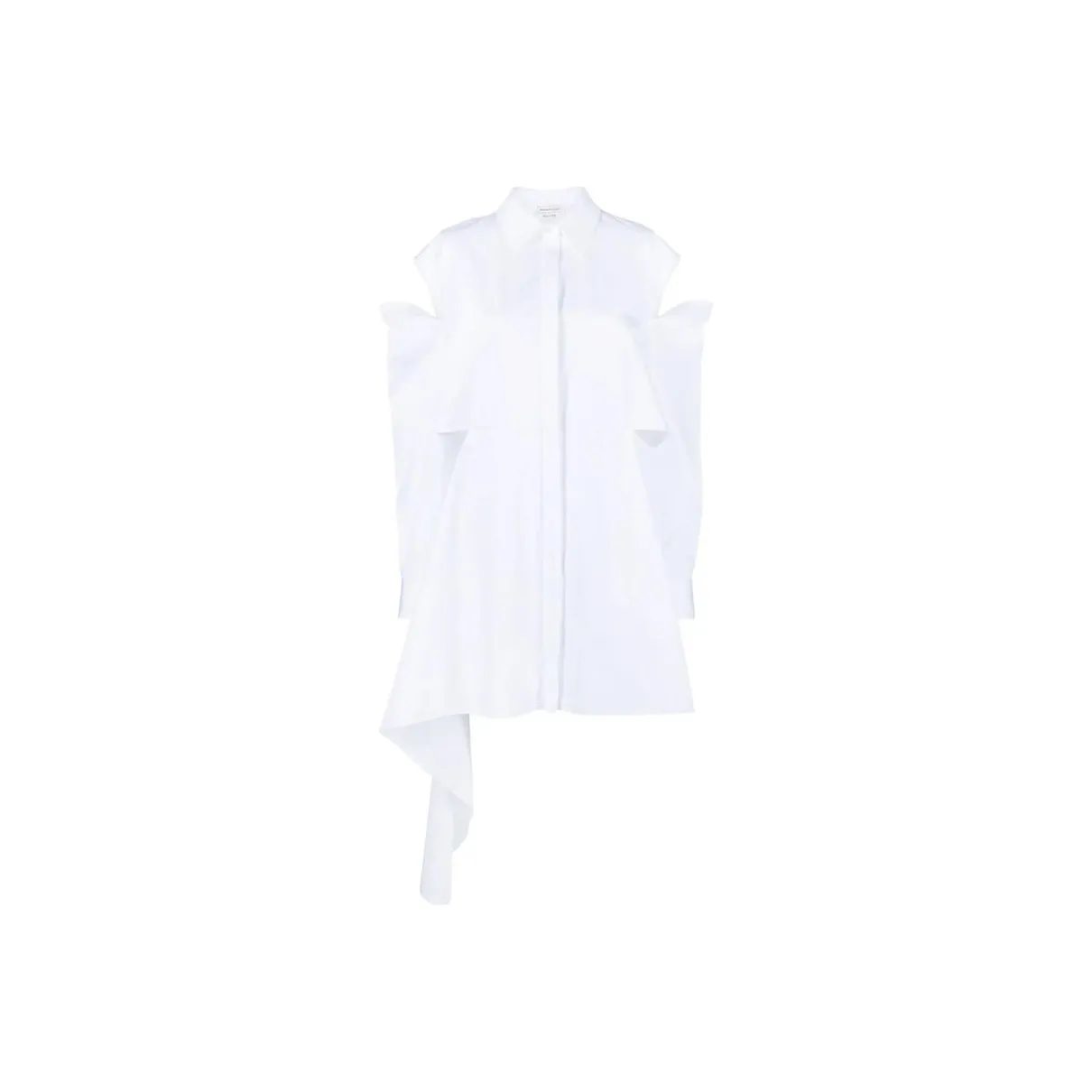 Alexander McQueen Cut Out Detailed Shirt Dress