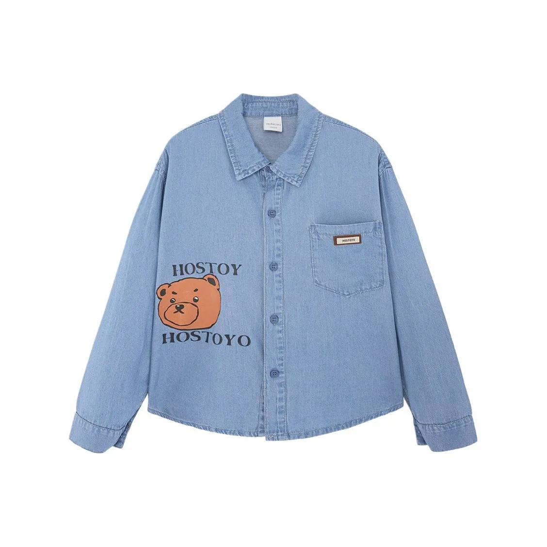 Royal Childlike Джинсовая рубашка синий цвет для детей 3-7 лет