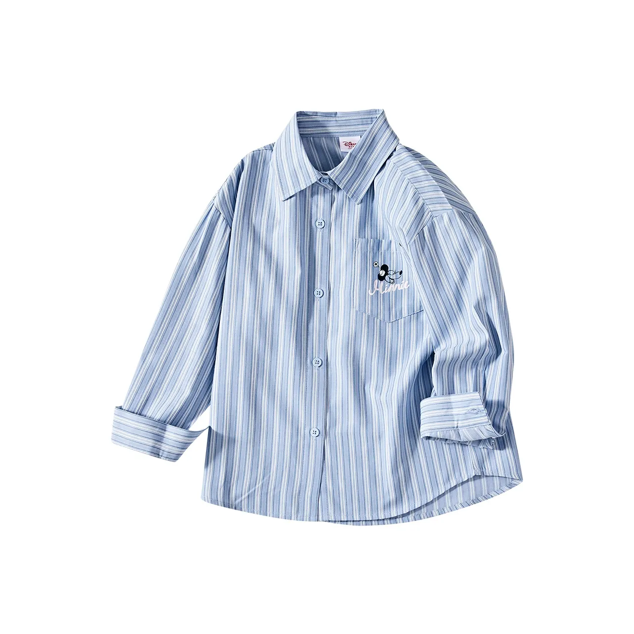 Disney Рубашка Синие Полосы для Детей Возраст 3-7 Лет