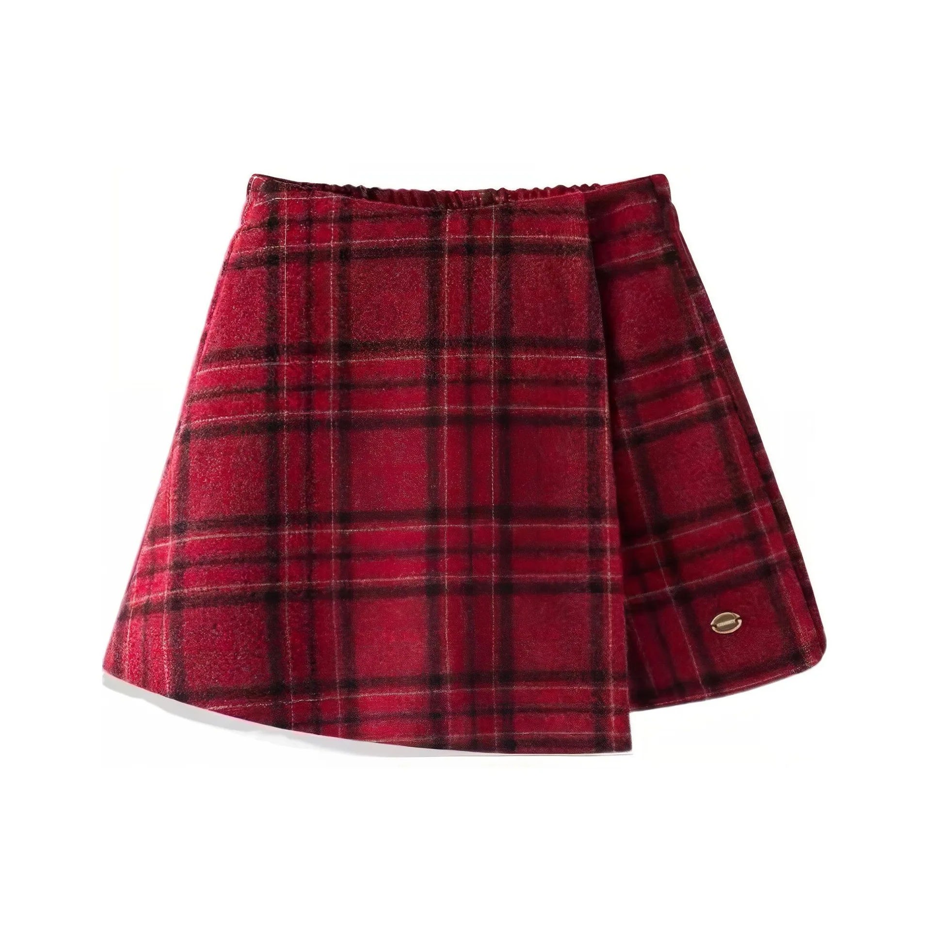 I.KARNOW Красная школьная юбка для девочек