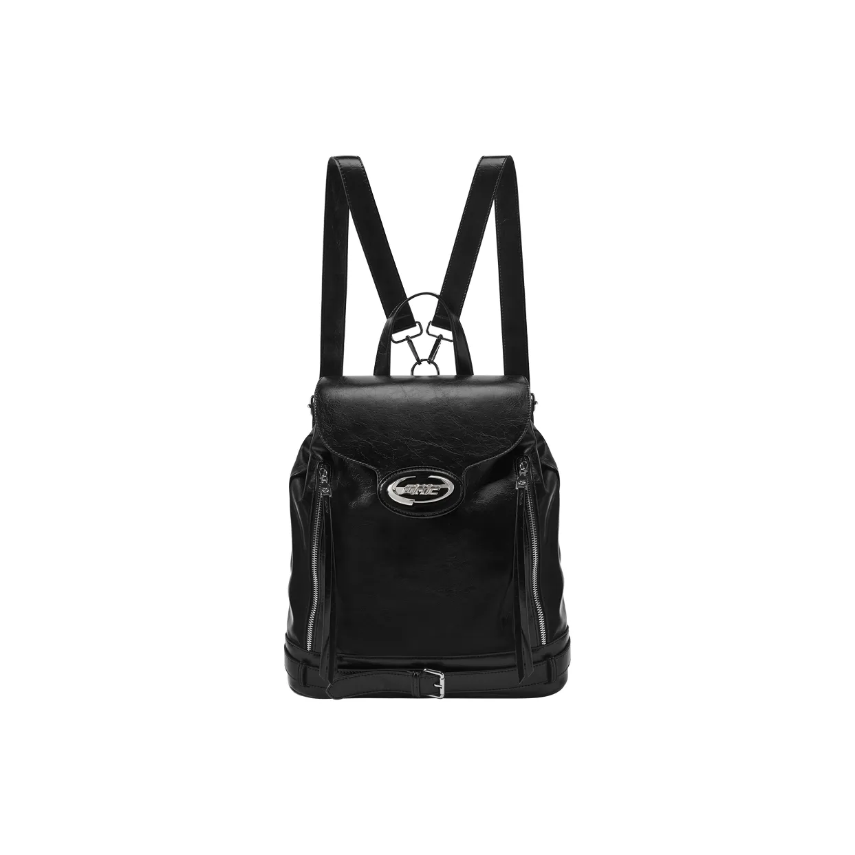 ONE TIME Синтетическая кожа Deconstruction Star Ring Рюкзак Большой Женские Черный