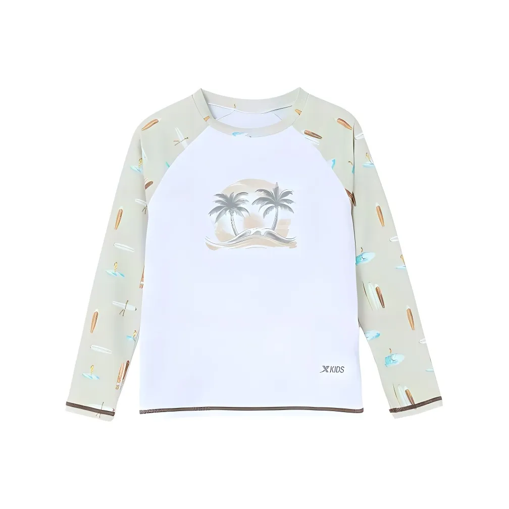 XTEP Детский купальник белый для детей 3-7 лет