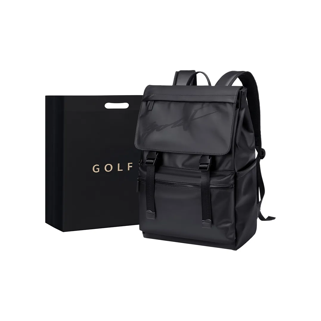GOLF Fabric Backpack Large Size Men's Black