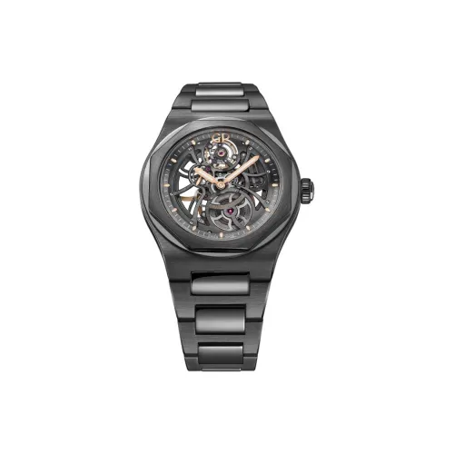 GP Автоматический Механический Movement Мужские Часы Laurel Series 42 мм Cut Out