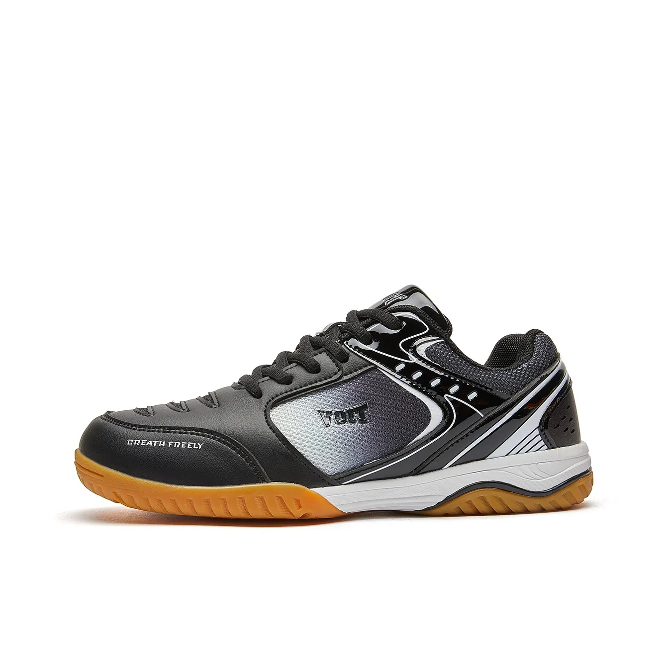 VOIT Обувь для настольного тенниса Низкий топ Черный Белый Унисекс