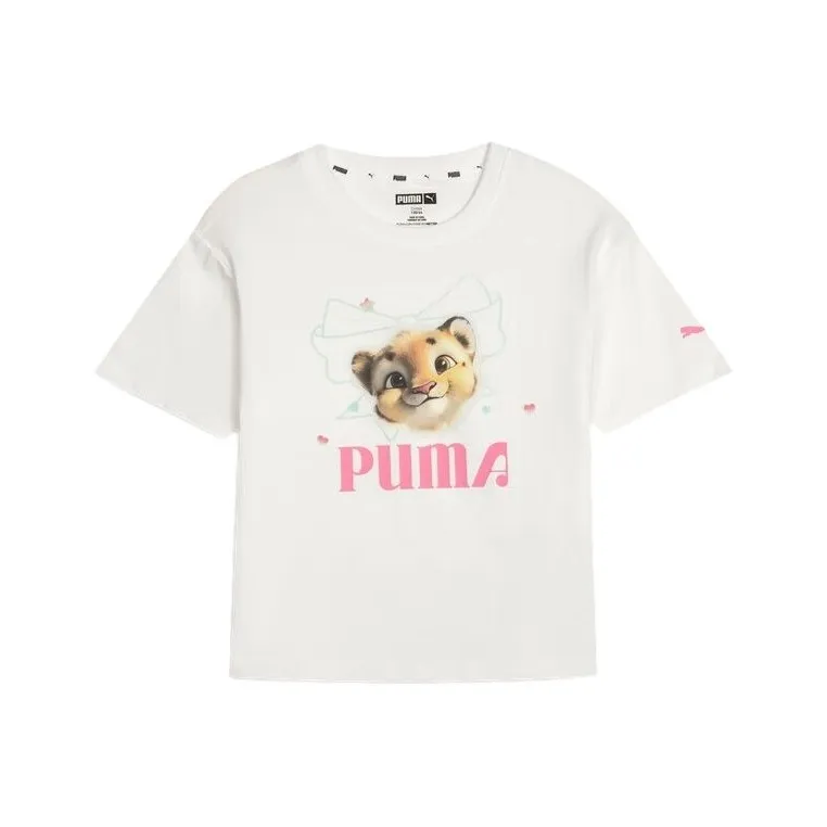 PUMA Graphic T-Shirt WISEAIRCON Белый для детей 3-7 лет
