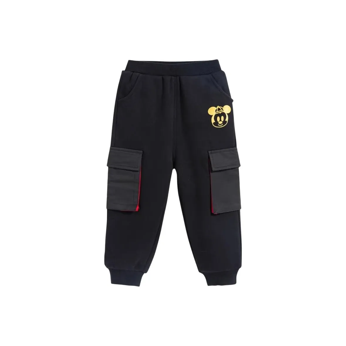 Disney Mickey Series Повседневные штаны для дошкольников Угольно-черный