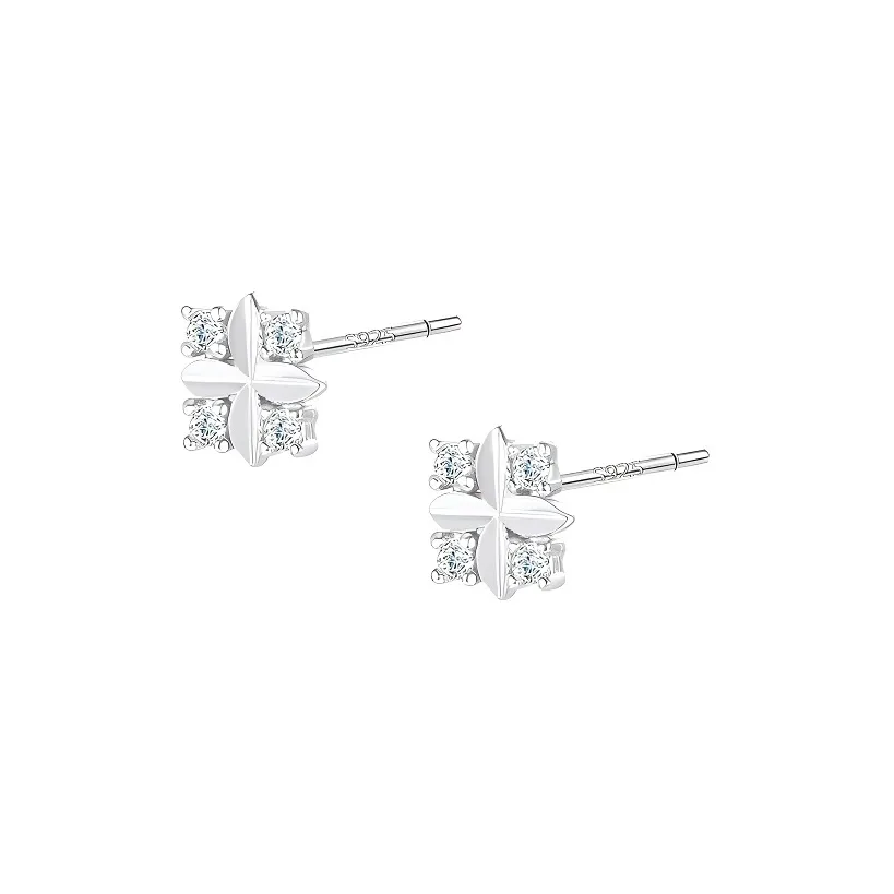 PUENTE Sterling Silver Stud Earrings Men's
