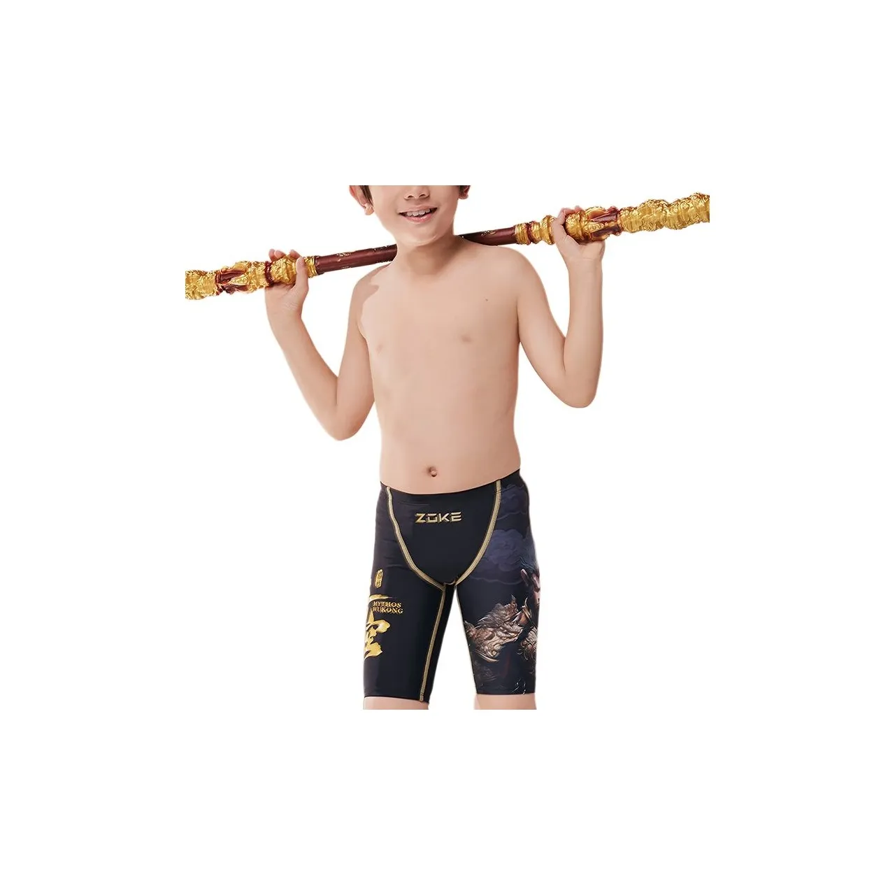 ZOKE Детский купальник Черный Золотой The Myth OF Гоку Детский