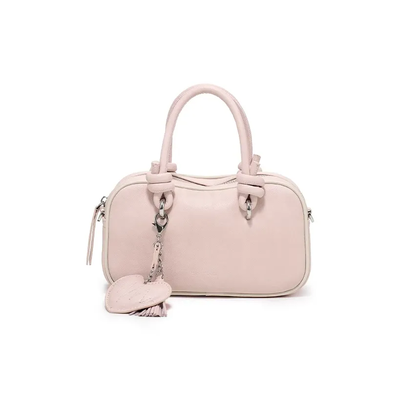 Simedin Коровья кожа Сумка Маленькая Женская Morandi Синий Персиково-розовый Джет-черный