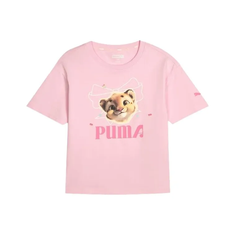 PUMA Graphic T-Shirt WISEAIRCON Розовый для детей 3-7 лет