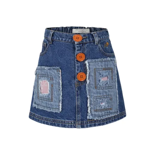 PHILOSOPHY DI LORENZO SERAFINI Blue Kids Юбки