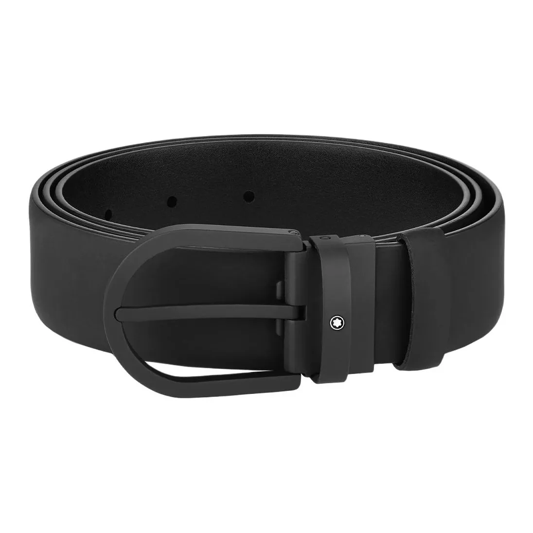MONTBLANC Horseshoe-buckle Leather Belt