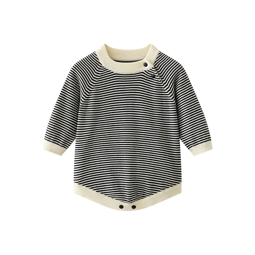 EN HENN Комбинезон Черно-белые полосы для младенцев и малышей