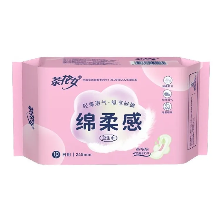 CAMELLIA WOMAN Сухой и Свежий Extra Мягкий и Тонкий Гигиенические Прокладки Дышащие и Защищающие от Утечек