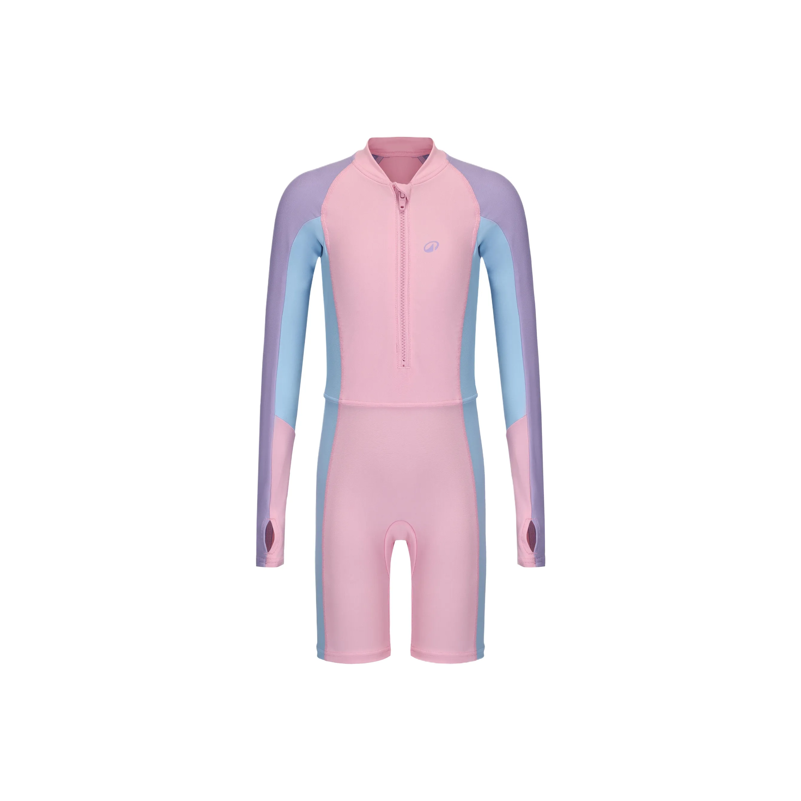 DECATHLON Детский купальник лето для детей 3-7 лет светлый кристально-розовый