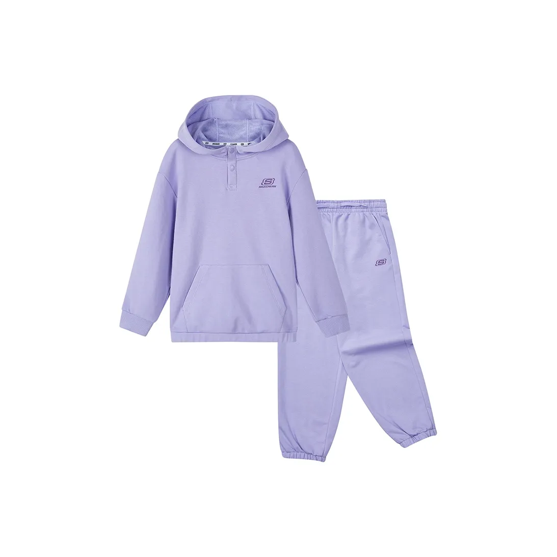 Skechers Повседневная спортивная одежда Тюльпан фиолетовый Подростки