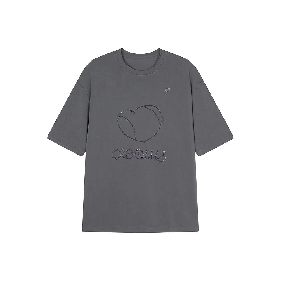 CROQUIS 046 Чугун Серый Мужская T-Рубашка