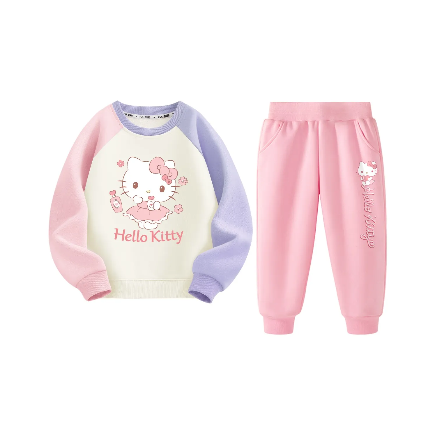 Hello Kitty Повседневная Спортивная Одежда для Детей