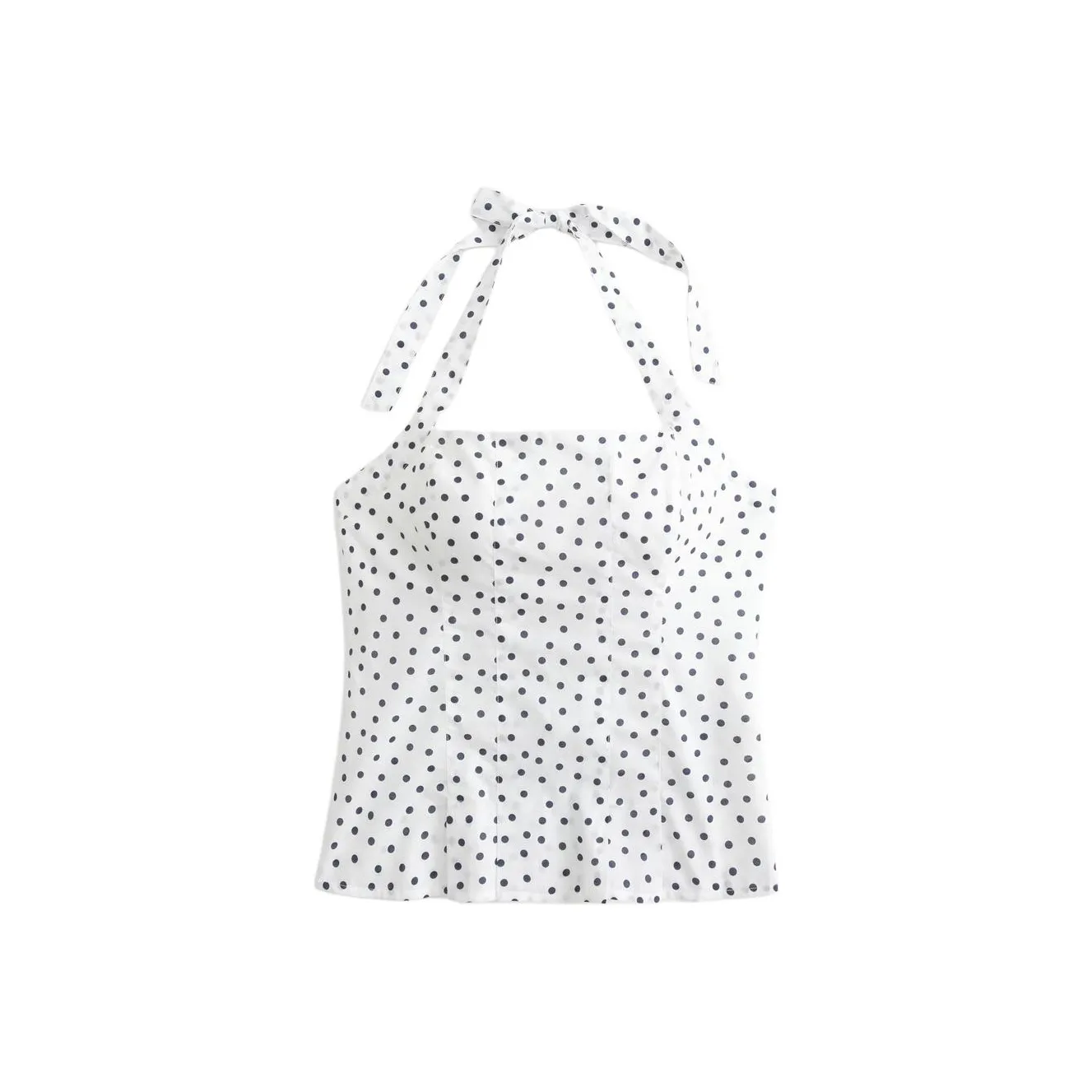 Hollister Топ на бретелях Женский Белый Точка