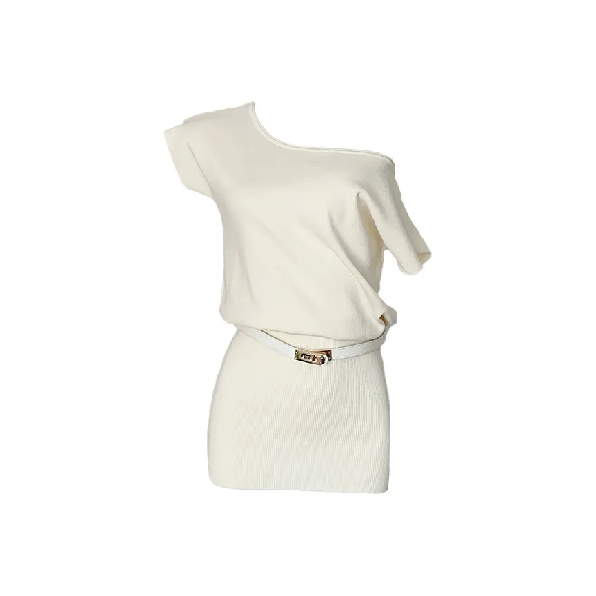 SYEEE WITH U Короткий рукав Платье Женское