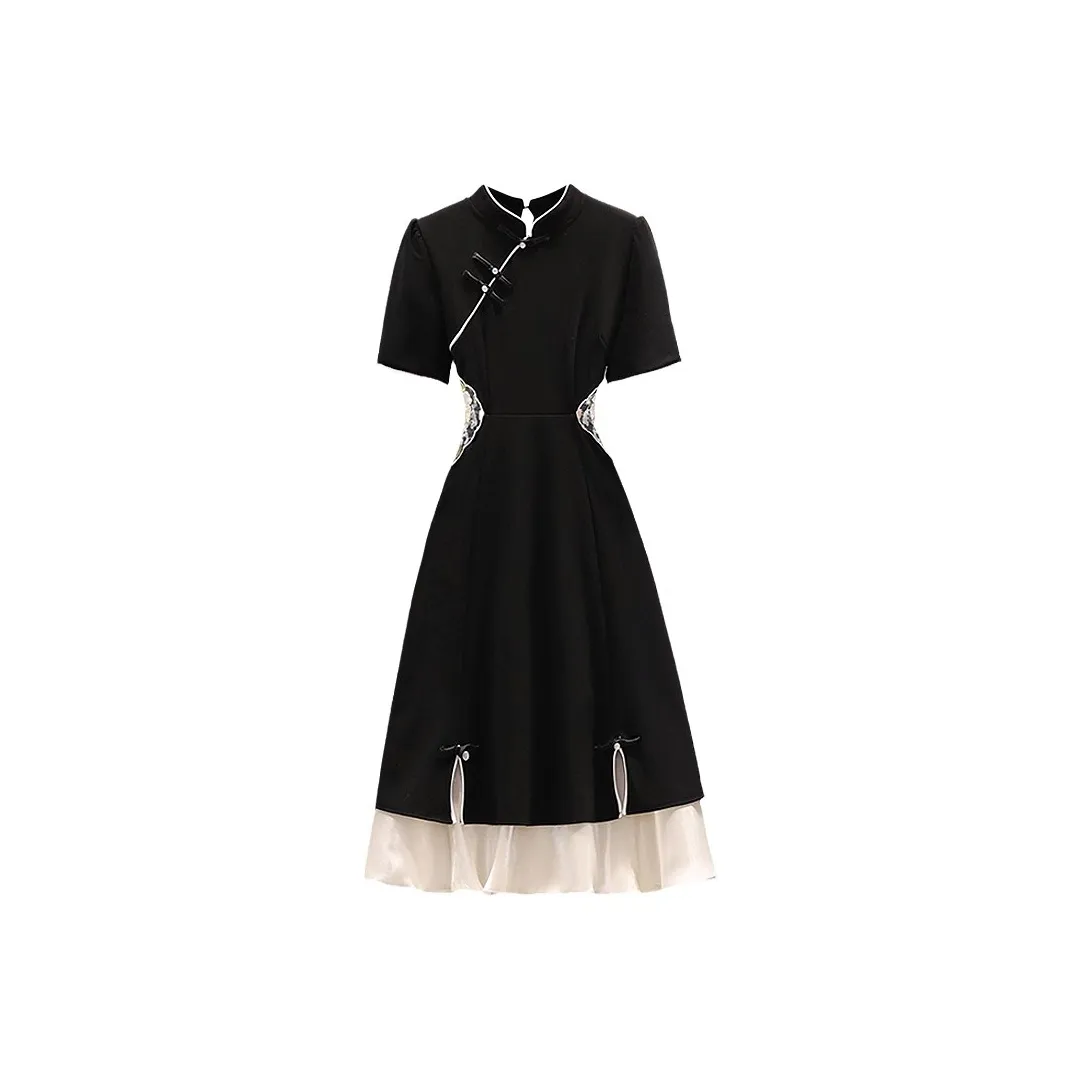 ABBY GODDESS Короткое платье с короткими рукавами женское