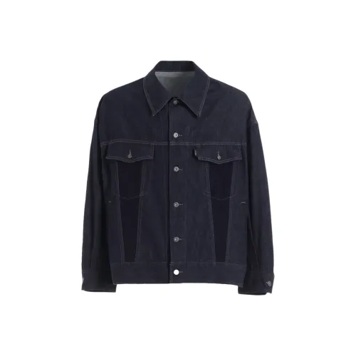 Yohji Yamamoto S'YTE Индиго Мужские Куртки