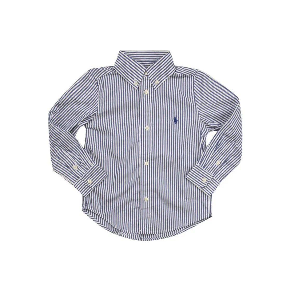 Polo Ralph Lauren Рубашка Весенний Осенний Детская Синие Белые