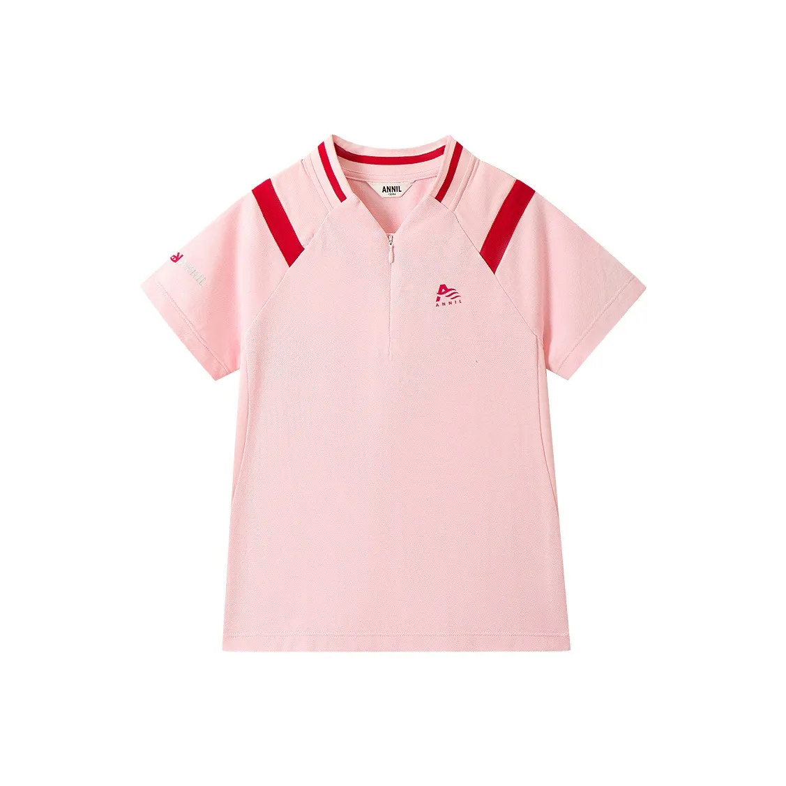 Annil Поло SS25 Розово-вишневый Подростки