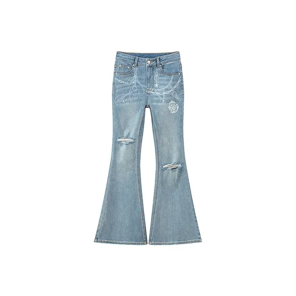 CHUU Jeans Women's Light Denim Blue