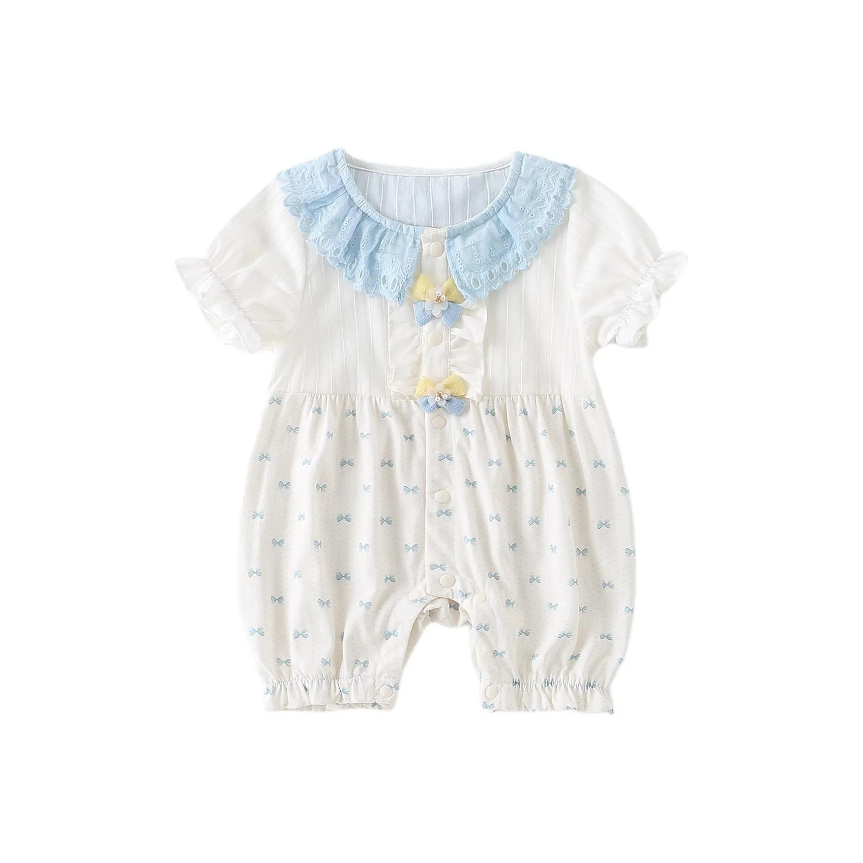 XiaoJinBu Комбинезон Белый Infant и Toddler