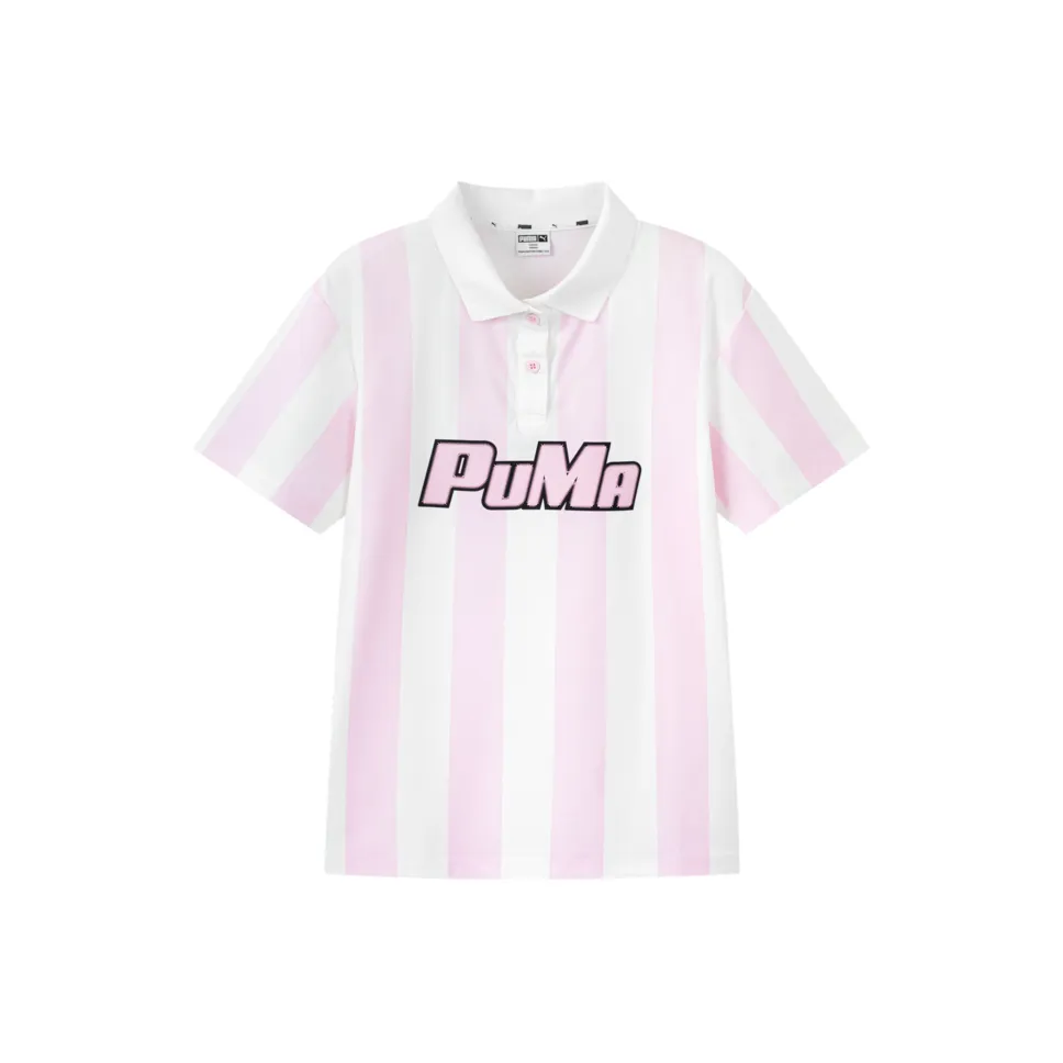 PUMA Поло Sportstyle Series Красно-белый Тон 00361 Для детей 3-7 лет