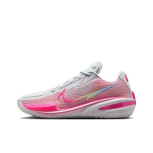 Nike Air ZOOM г.T. Cut 1 Баскетбольные кроссовки Низкие Бело-розовые Мужские