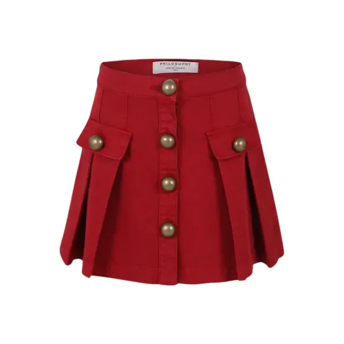 PHILOSOPHY DI LORENZO SERAFINI Red Детские Юбки