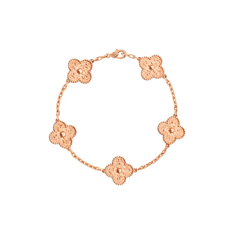 Van Cleef & Arpels Alhambra Four Leaf Lucky Series Bracelets Women's