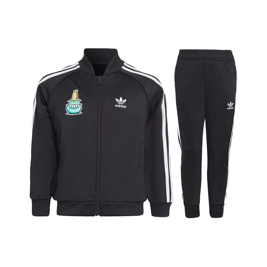 Adidas Originals Повседневная спортивная одежда Clover Series Черный Дети 3-7 лет