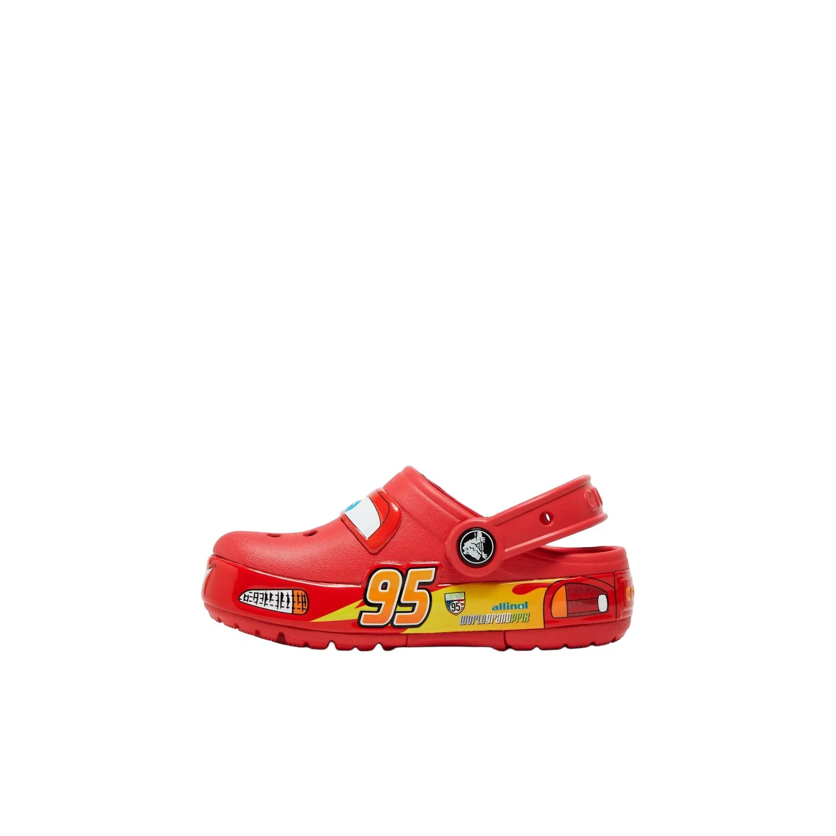 Lightning McQueen x Crocs Классическая сандалия Slip-resistant Низкий топ Обувь для малышей Красный Infant And Toddler