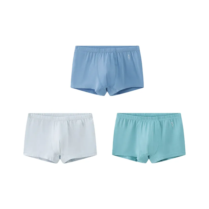 E.I Трусы 3 упаковки Темно-синий Ледяной Серый Бирюзовый Для детей 3-7 лет