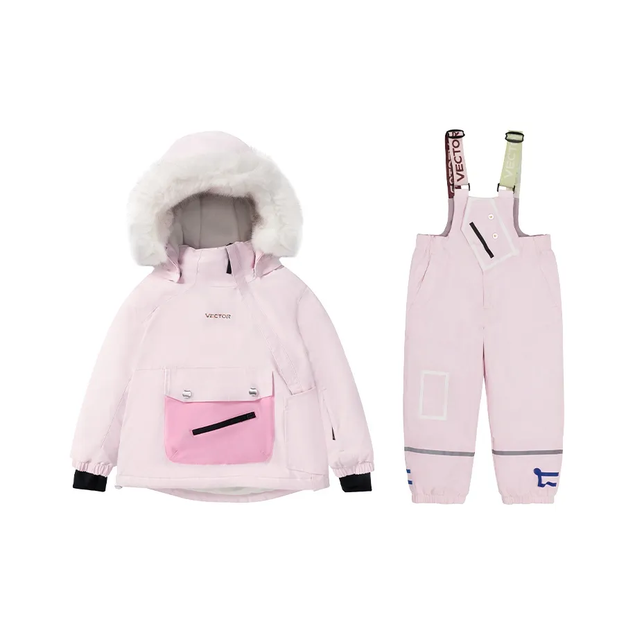 Vector Школьный возраст Детская лыжная одежда