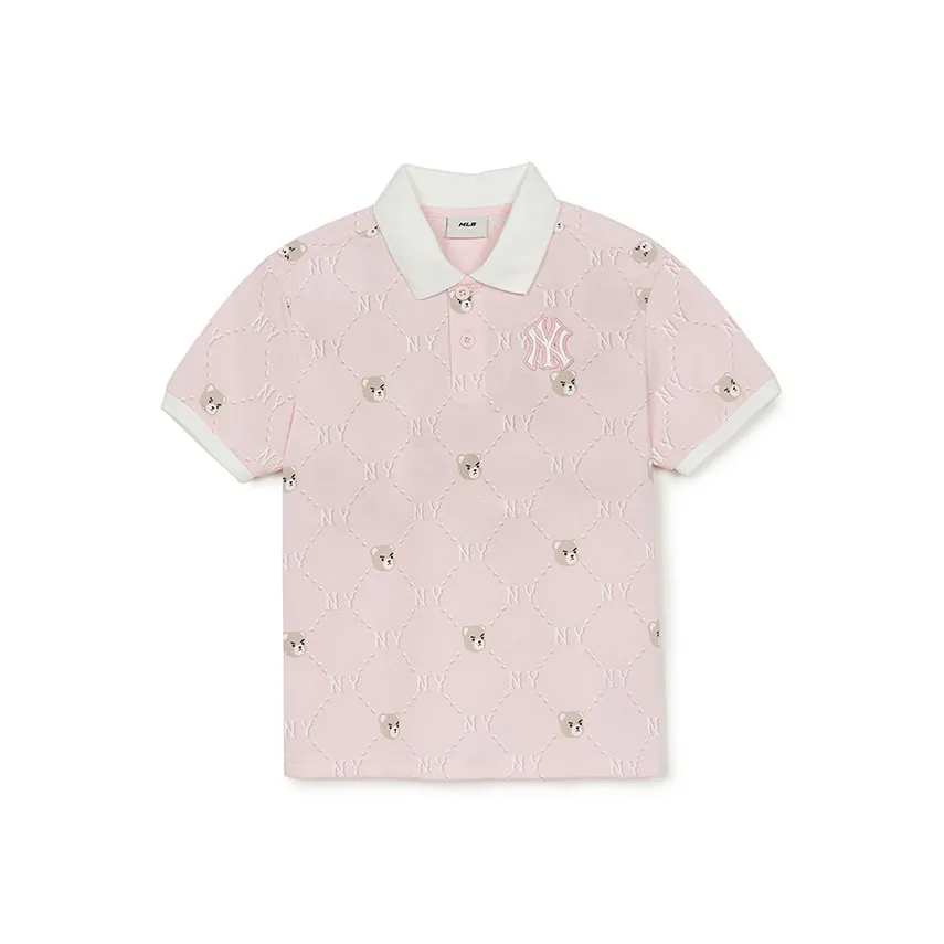 MLB KIDS Поло Нью-Йорк Янкис Светло-розовый для детей 3-7 лет