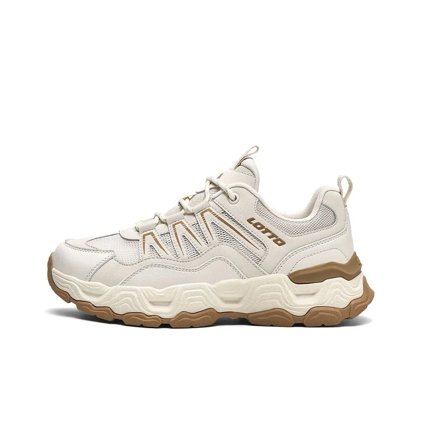 LOTTO Амортизирующий Противоскользящий Износостойкий Дышащий и Легкий Низкий Топ Походная обувь Женская Белый Серый