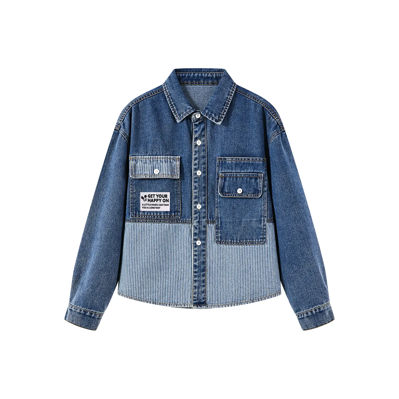 Disney Джинсовая рубашка синий цвет для детей 3-7 лет