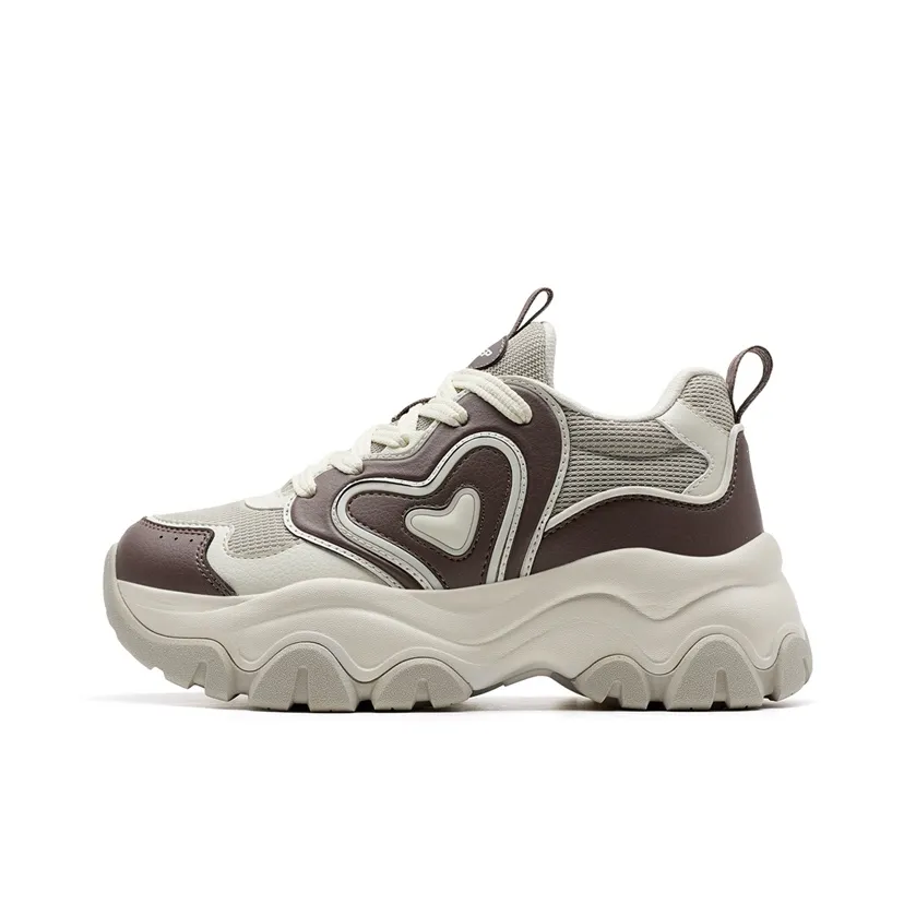 XTEP Hi 6 Shoes Износостойкие и Легкие Низкие Топы Кэжуал Женские Агаровое дерево Умбра