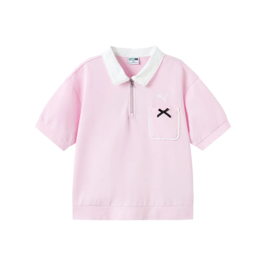 PUMA Поло Sportstyle Series Розовый 60001 Для детей 3-7 лет