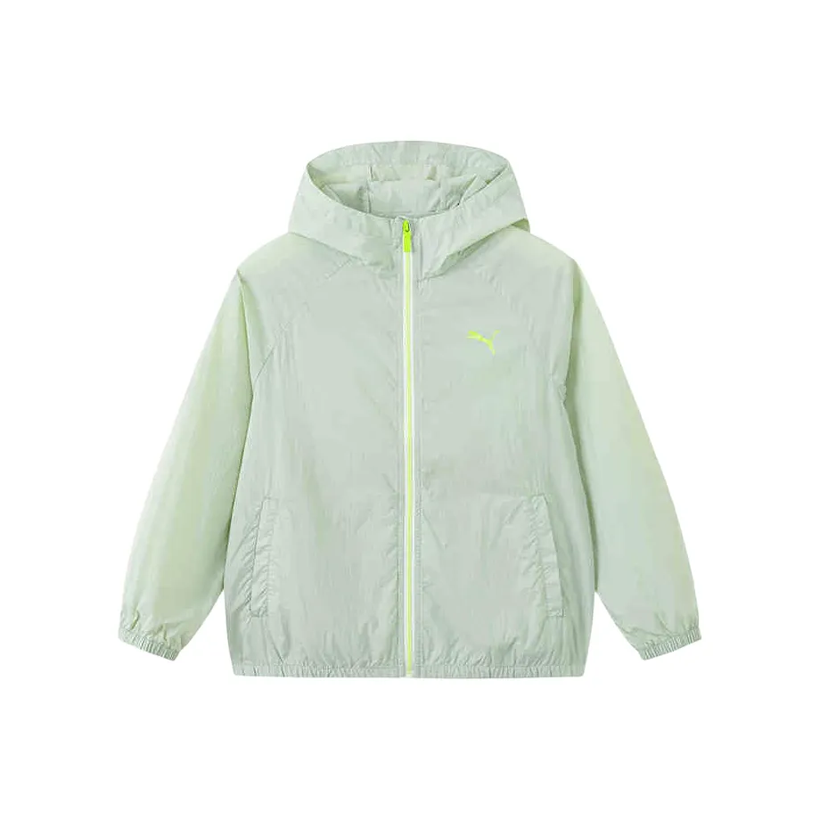 PUMA Одежда с защитой от солнца цвет шалфейно-зеленый для подростков