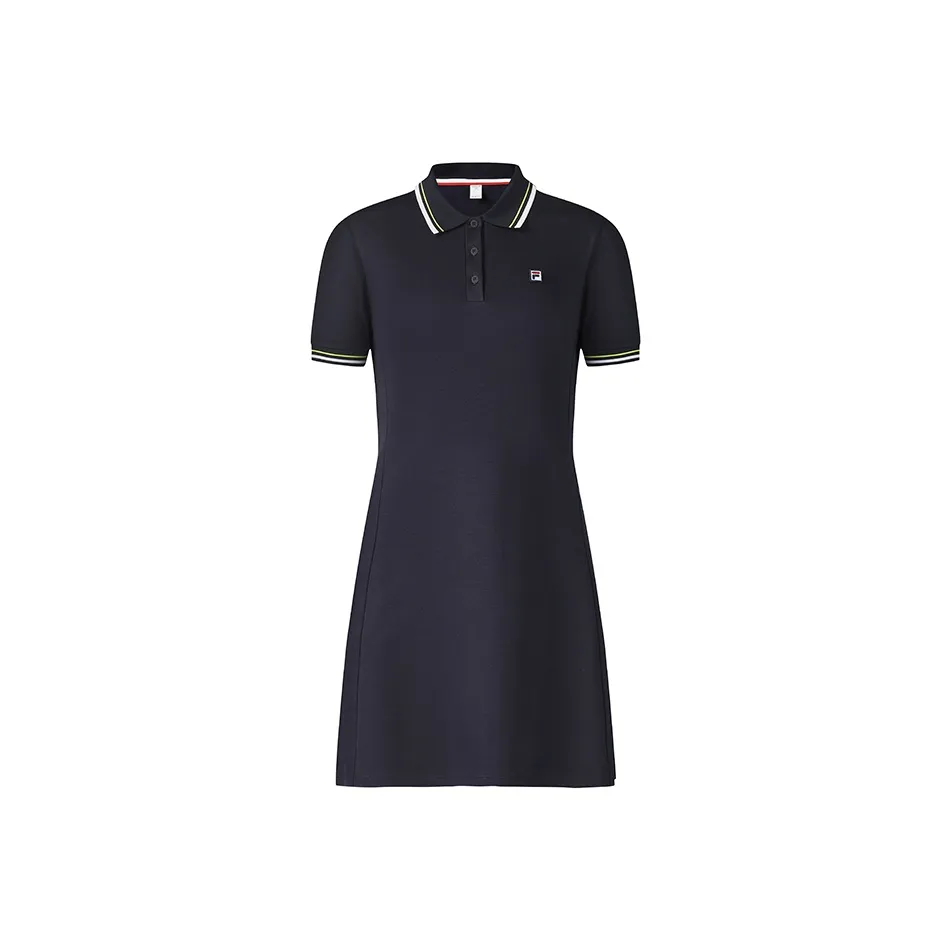 FILA Athletics Tennis Short Sleeved Dress Women's RD Royal Blue NV