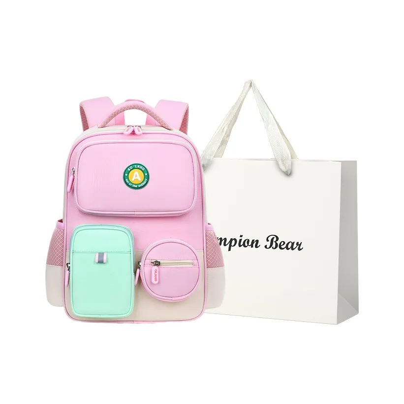 Champion Cub Саржа Студенческая Сумка Большая Детская Розовая Красная Зеленая