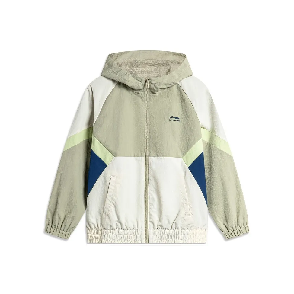 LINING YOUNG Куртка Sports Life Collection SS25 Вяз Ветка Зеленый Детский