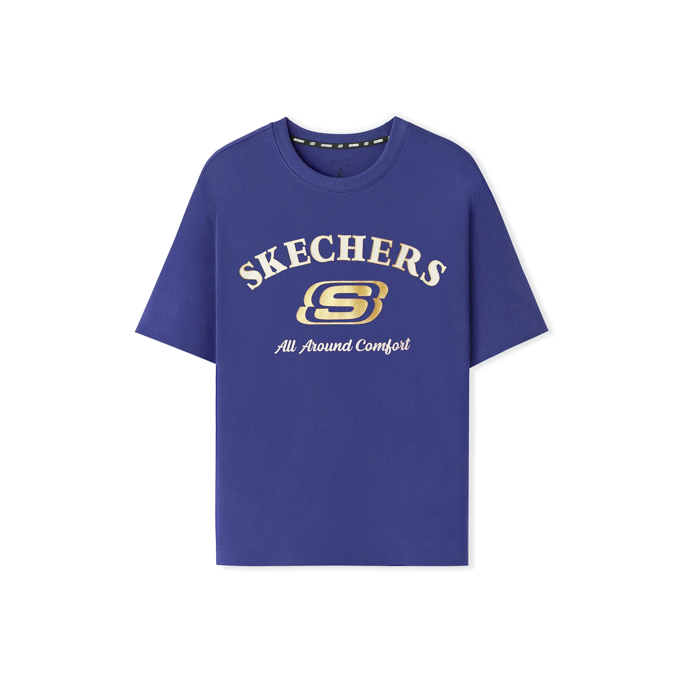 Skechers SS25 T-Shirt Унисекс Captain Purple 013D