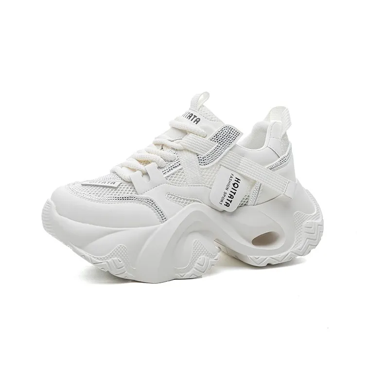 IHBOZ Abrasion Resistant Coverage Support Lightweight Low Top Chunky Sneakers Women's